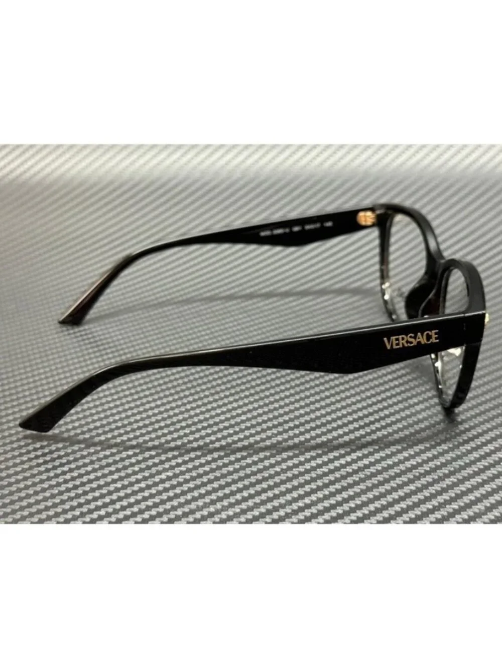 New Versace Women Black Eyeglasses 54-17-145